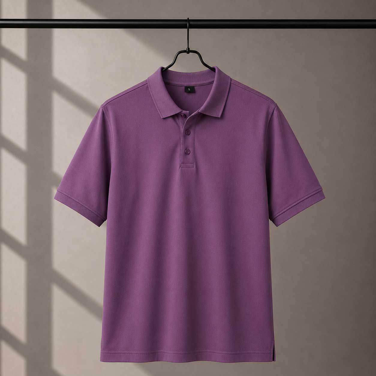 200 GSM Polyester Polo Mauve tshirt
