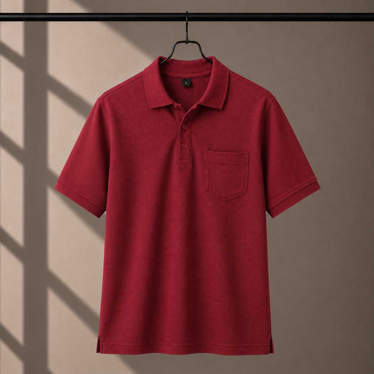 220 GSM Cotton Packet Polo Red tshirt