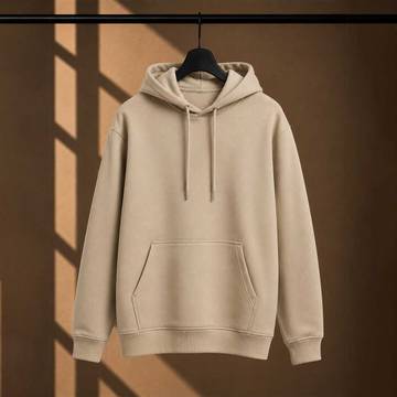 300 GSMRegular Hoodie Beige