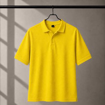200 GSM Polyester Polo Mastard tshirt