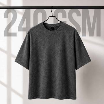 240 GSM Oversize Charcoal T-Shirt