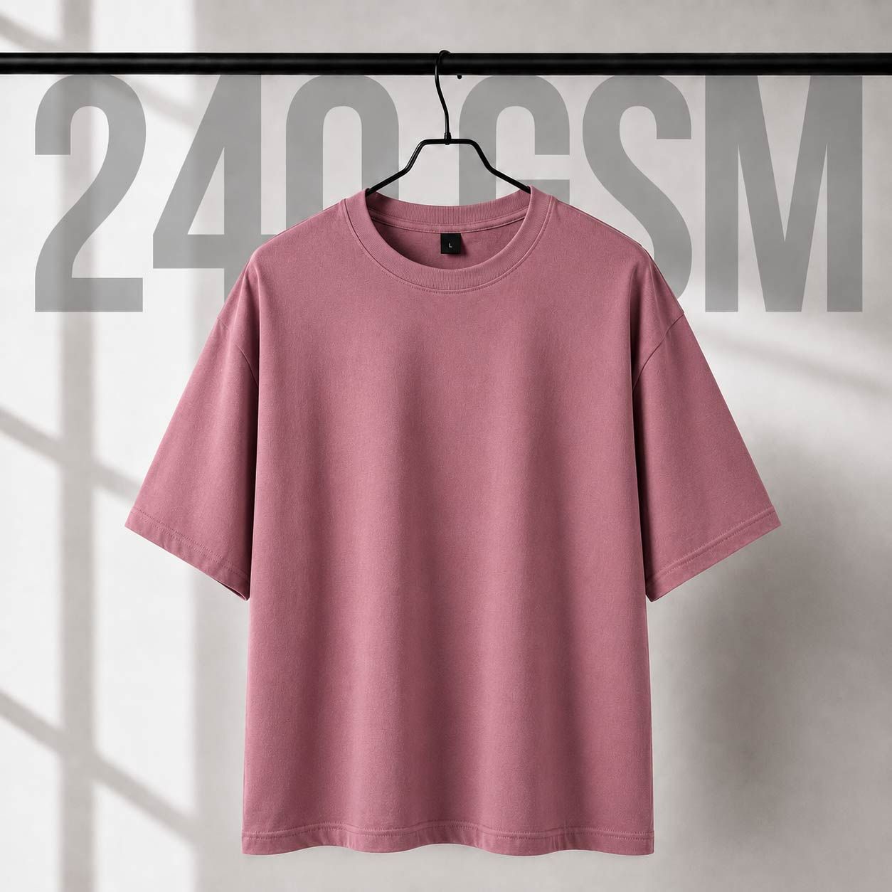 240 GSM Oversize Peach T-Shirt